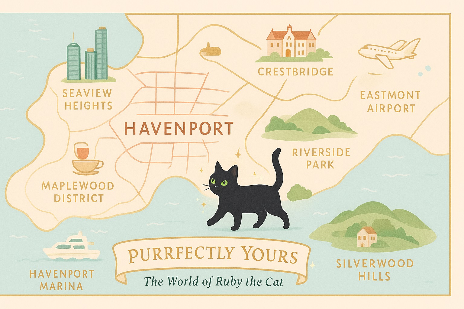 Map of the Purrfectly Yours World